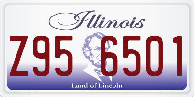 IL license plate Z956501