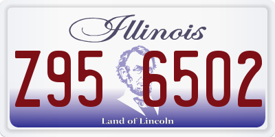 IL license plate Z956502