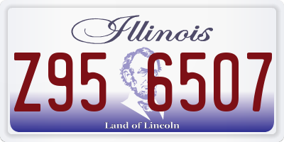 IL license plate Z956507