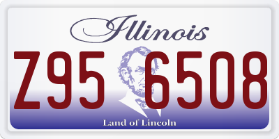 IL license plate Z956508