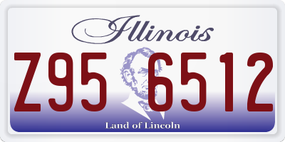 IL license plate Z956512