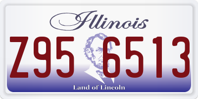 IL license plate Z956513