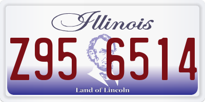 IL license plate Z956514
