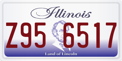 IL license plate Z956517