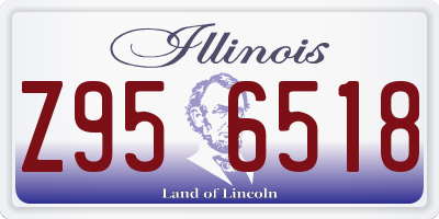 IL license plate Z956518
