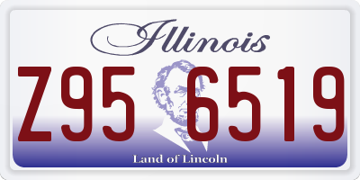 IL license plate Z956519