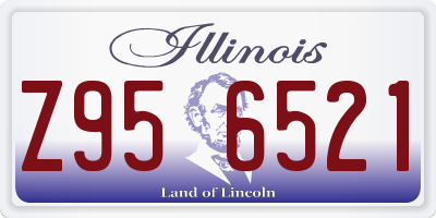 IL license plate Z956521