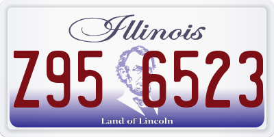 IL license plate Z956523