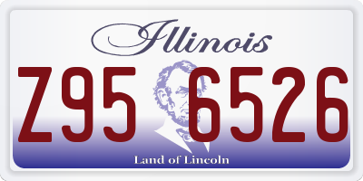 IL license plate Z956526