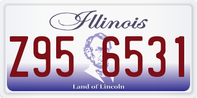 IL license plate Z956531
