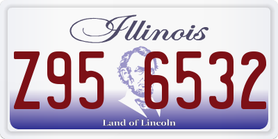 IL license plate Z956532