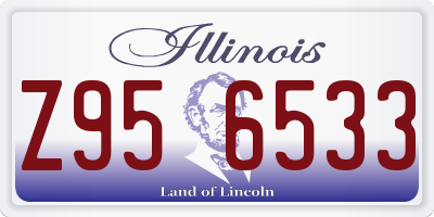 IL license plate Z956533