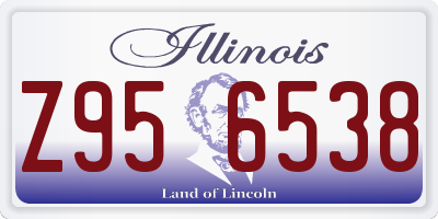 IL license plate Z956538