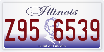 IL license plate Z956539