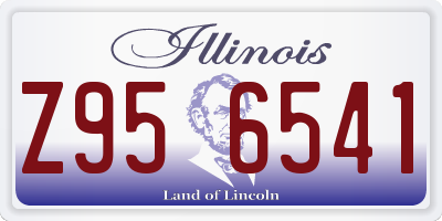 IL license plate Z956541