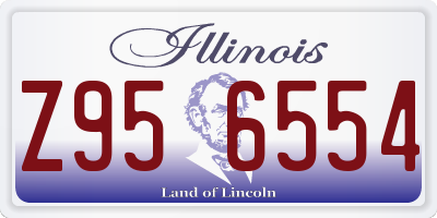 IL license plate Z956554