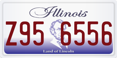 IL license plate Z956556