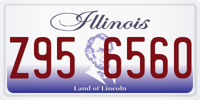 IL license plate Z956560