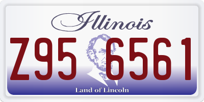 IL license plate Z956561