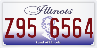 IL license plate Z956564