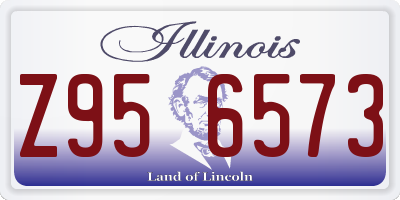 IL license plate Z956573