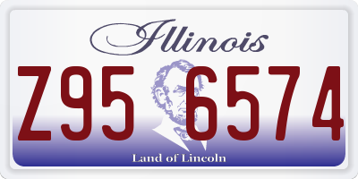 IL license plate Z956574