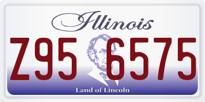 IL license plate Z956575