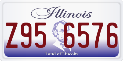 IL license plate Z956576