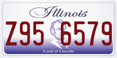 IL license plate Z956579