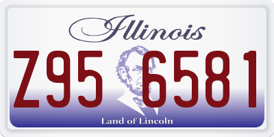IL license plate Z956581
