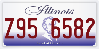 IL license plate Z956582