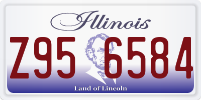 IL license plate Z956584