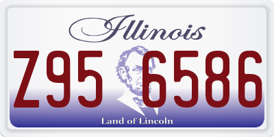 IL license plate Z956586