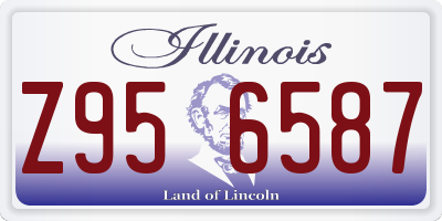 IL license plate Z956587