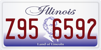 IL license plate Z956592
