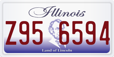 IL license plate Z956594