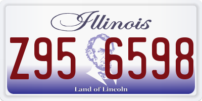 IL license plate Z956598