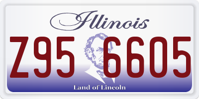 IL license plate Z956605