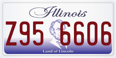 IL license plate Z956606