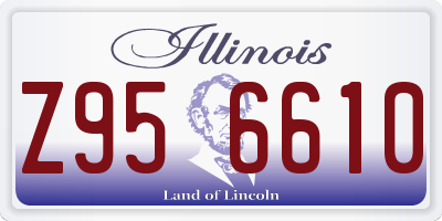 IL license plate Z956610