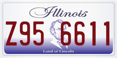 IL license plate Z956611