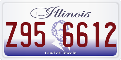 IL license plate Z956612