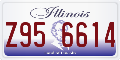 IL license plate Z956614