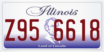 IL license plate Z956618