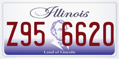 IL license plate Z956620