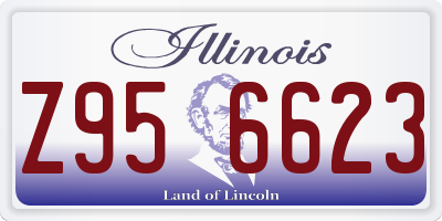 IL license plate Z956623