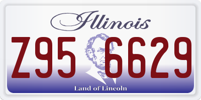 IL license plate Z956629
