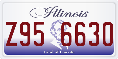 IL license plate Z956630