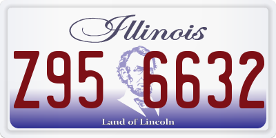 IL license plate Z956632