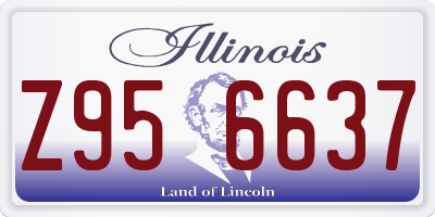 IL license plate Z956637